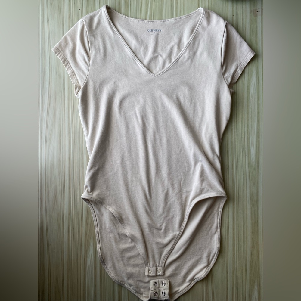 Old Navy Short Sleeve, V-Neck Bodysuit